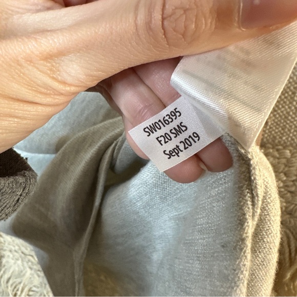 SMARTWOOL pink and gray color block Shadow Pine crewneck wool sweater M - Picture 6 of 11